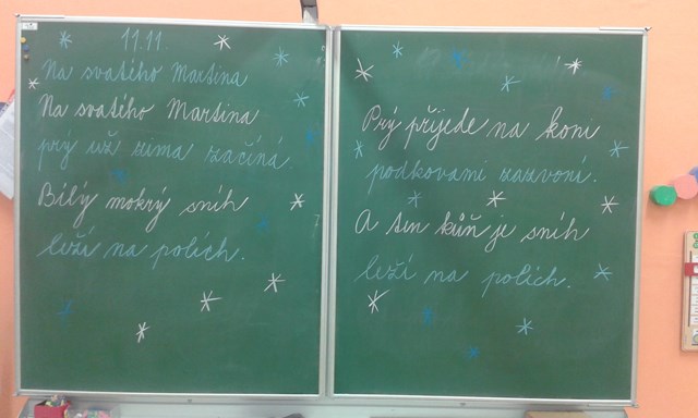 Na sv.Martina, prý už zima začíná...