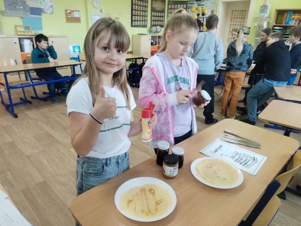 Palačinkový den v pracovních činnostech 