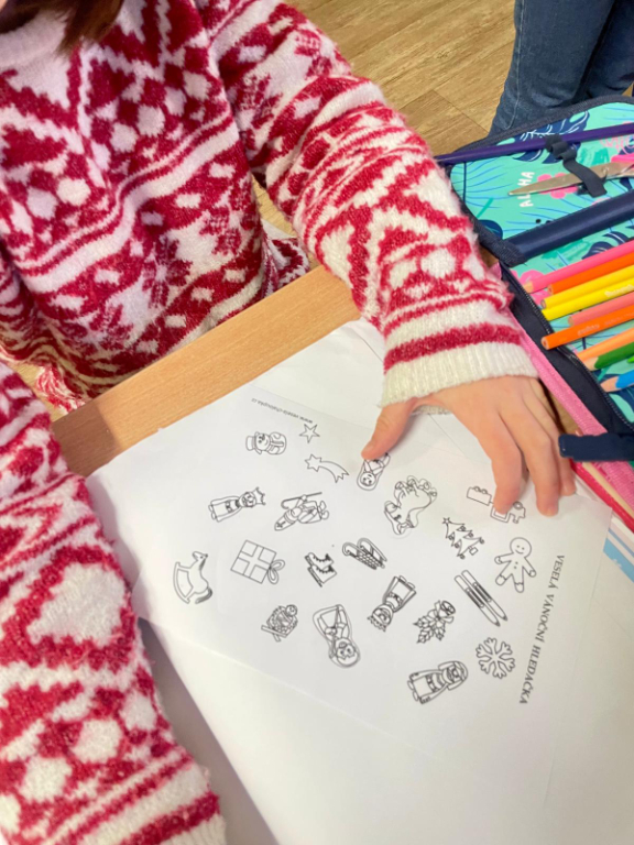 Prosinec a leden v první a druhé třídě