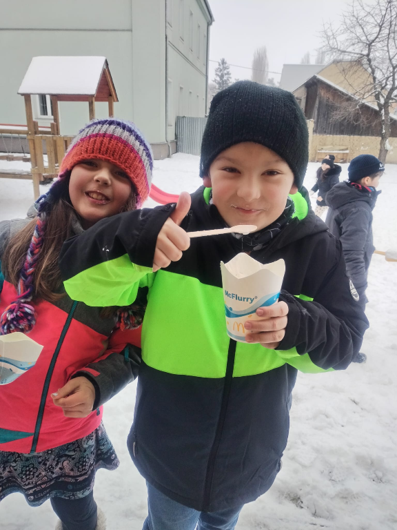 Výroba zmrzliny v PČ starší žáci